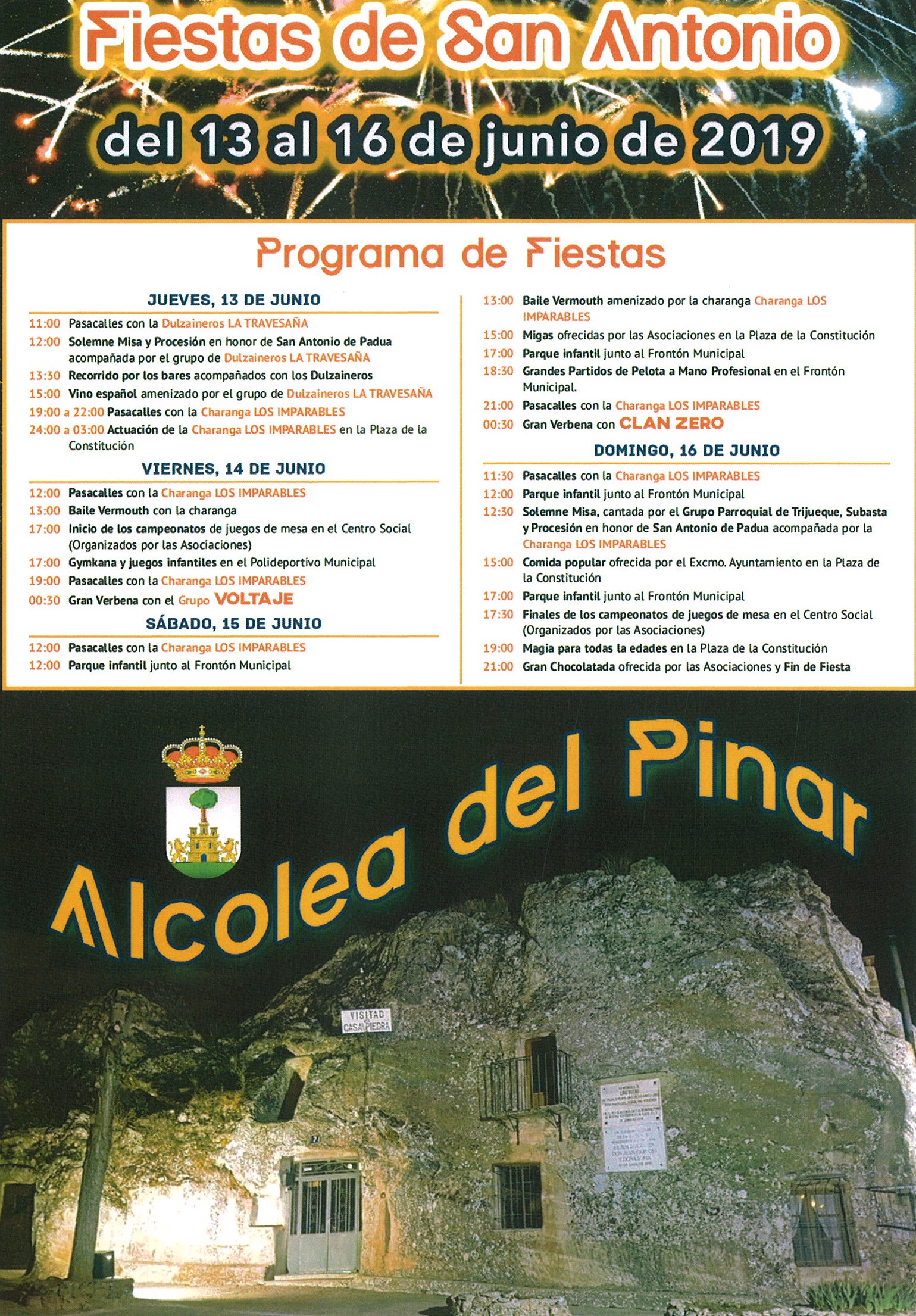 San Antonio 2025, Alcolea del Pinar
