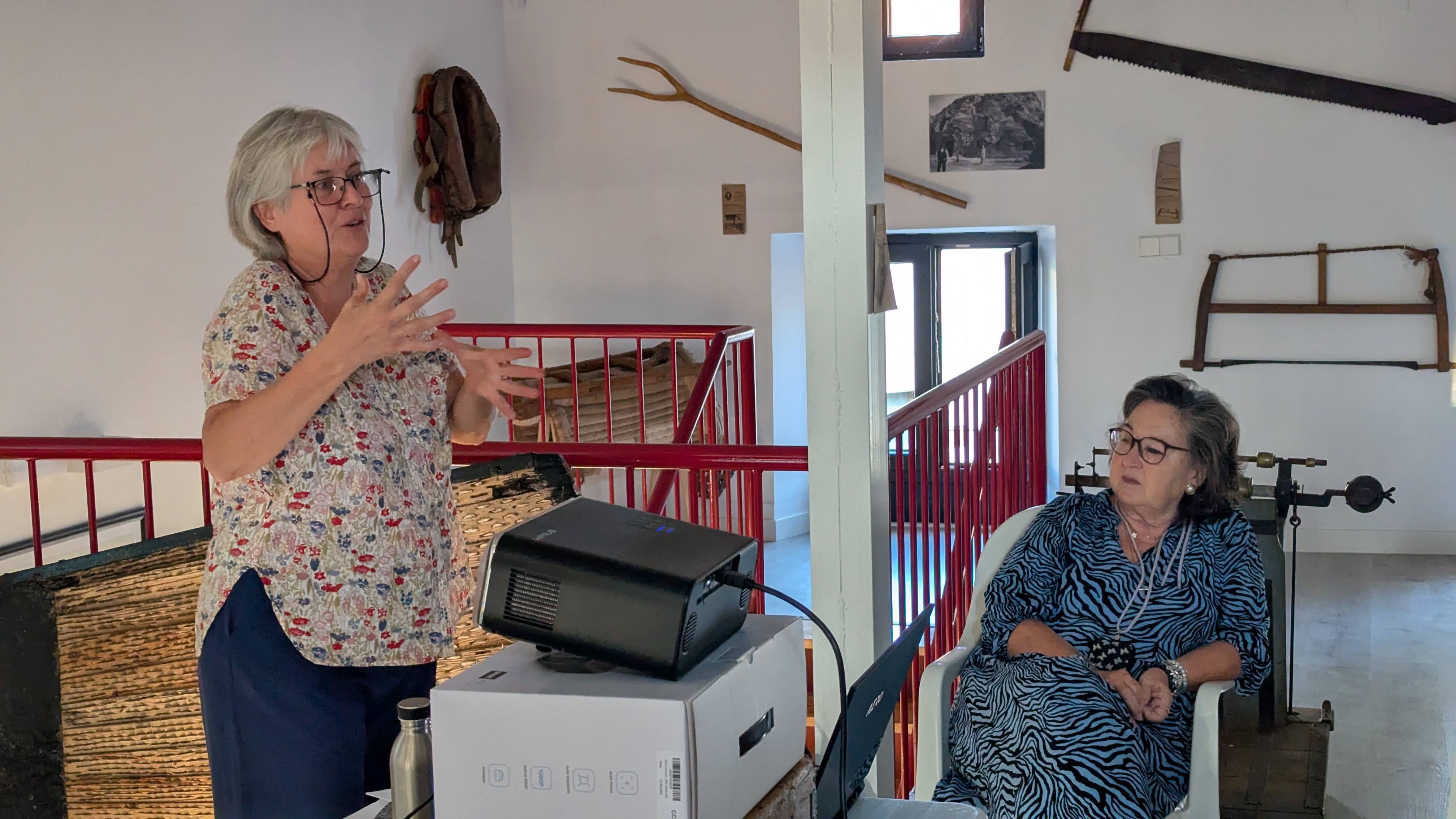 Y la cesta a la cabeza, Beatriz Díaz